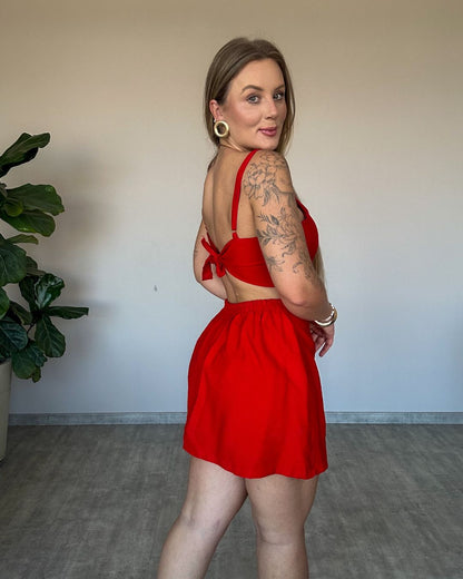 Macaquinho Bordado Efeito Vestido