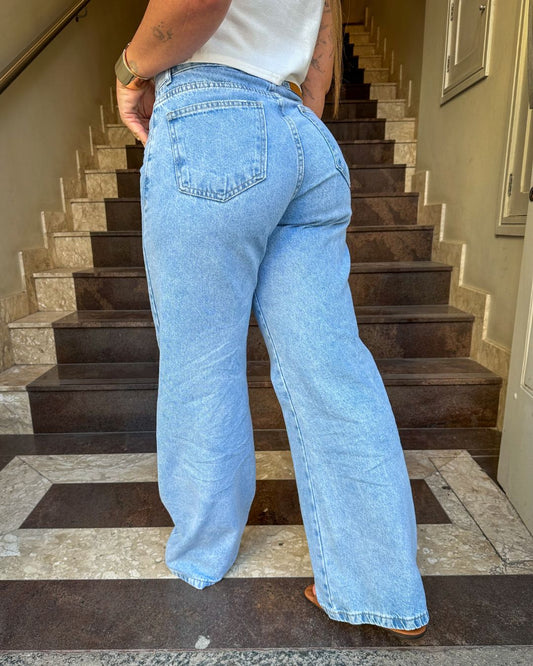 Calça Jeans Wide Leg NXO