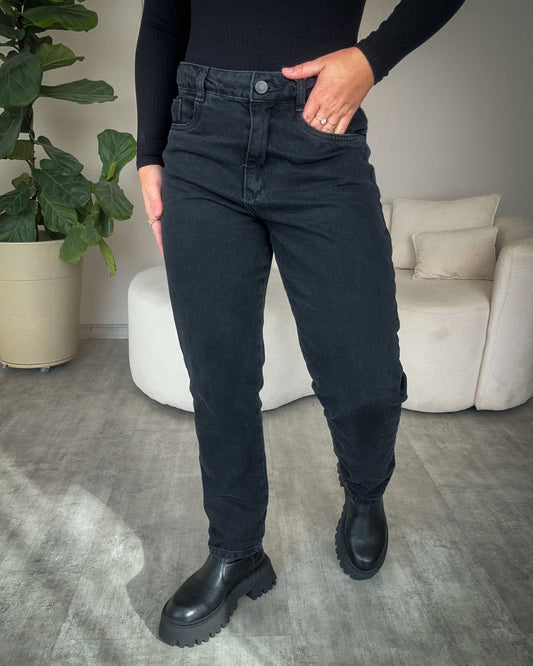 Calça Mom Estonada Delavê