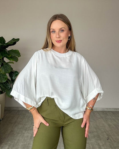 Blusa Ampla Estampada