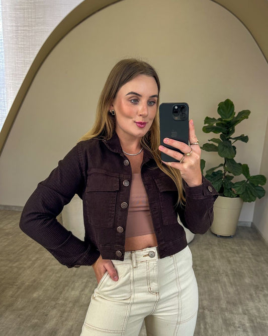 Jaqueta de Cotele Gabi