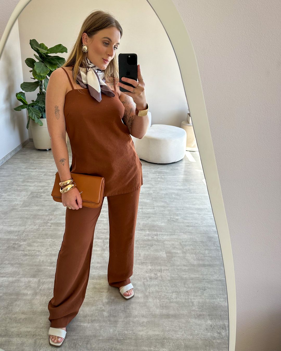 Conjunto Calça e Blusa Flora