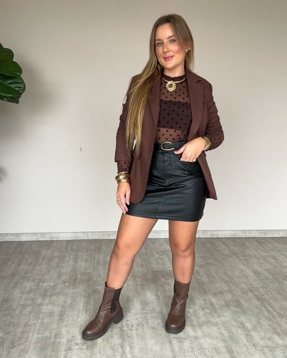 Blazer em Linho Forrado