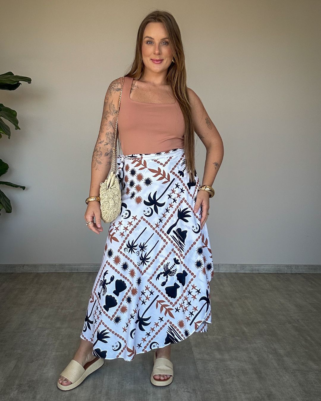 Saia Envelope Estampada