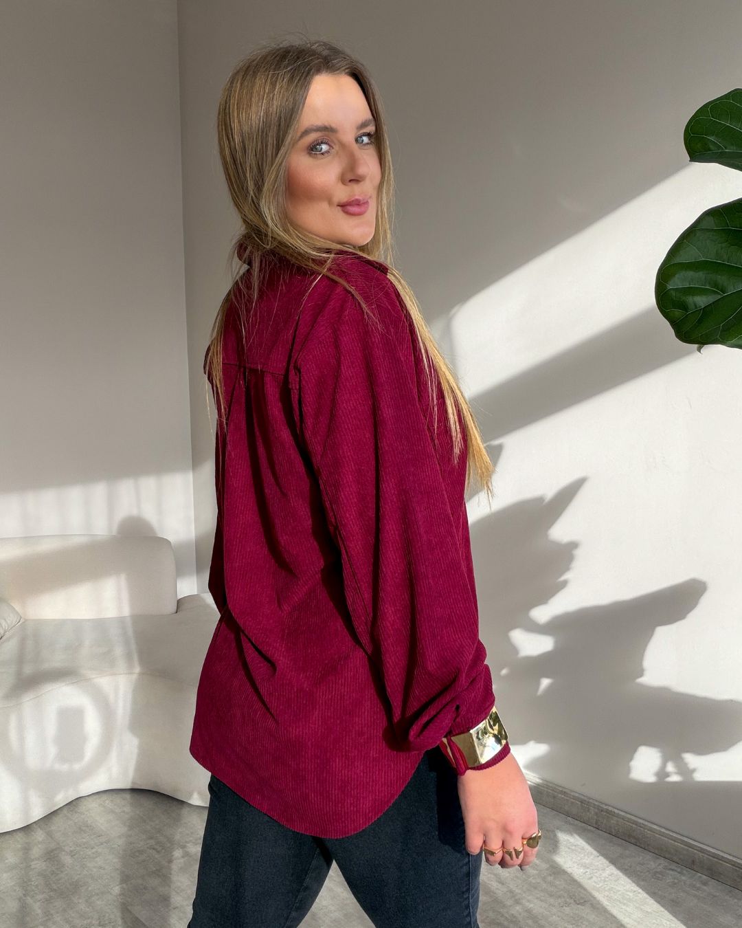 Camisa em Cotelê