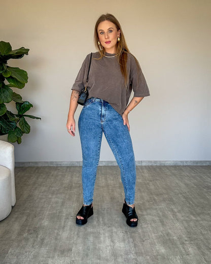 Calça Skinny NXO Lavagem Média