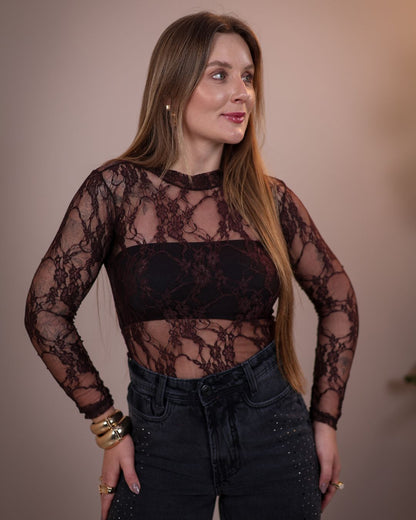 Body Renda Charme