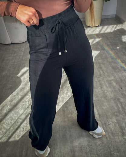 Calça Pantalona Moletinho