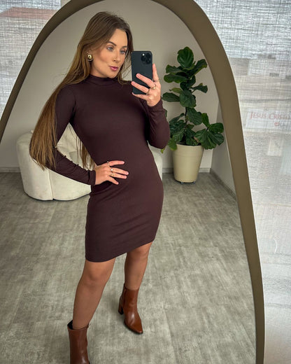 Vestido Canelado Fran