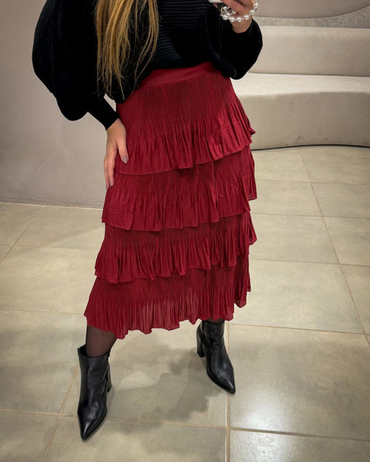 Saia Camadas Romantic Chic