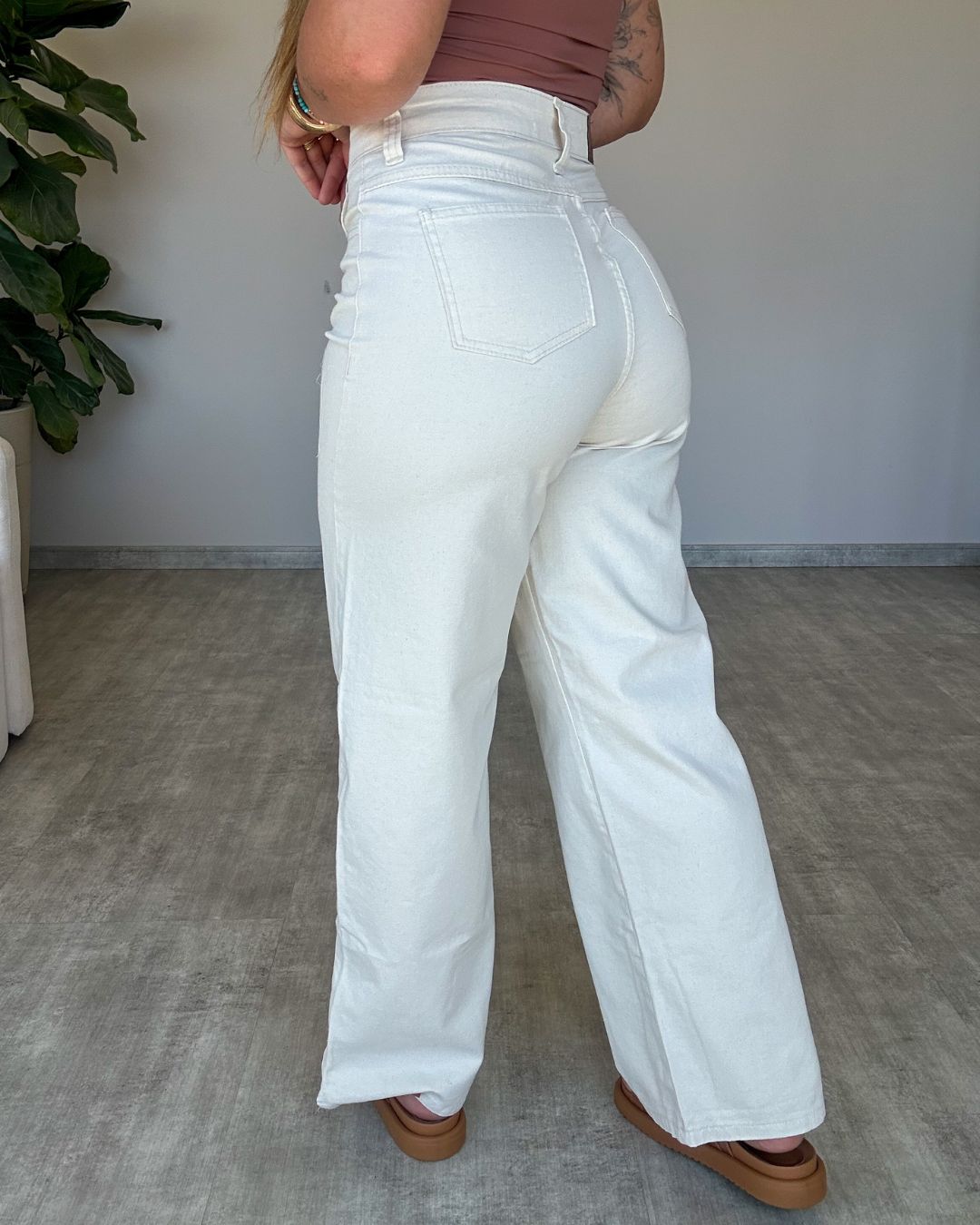 Calça de Linho Encorpado