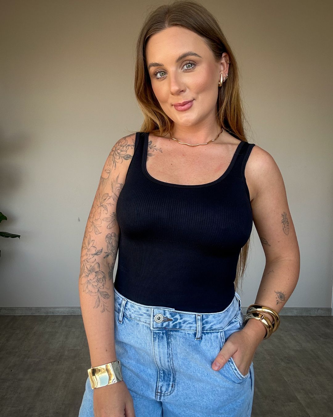 Body Canelado de Alta Compressão