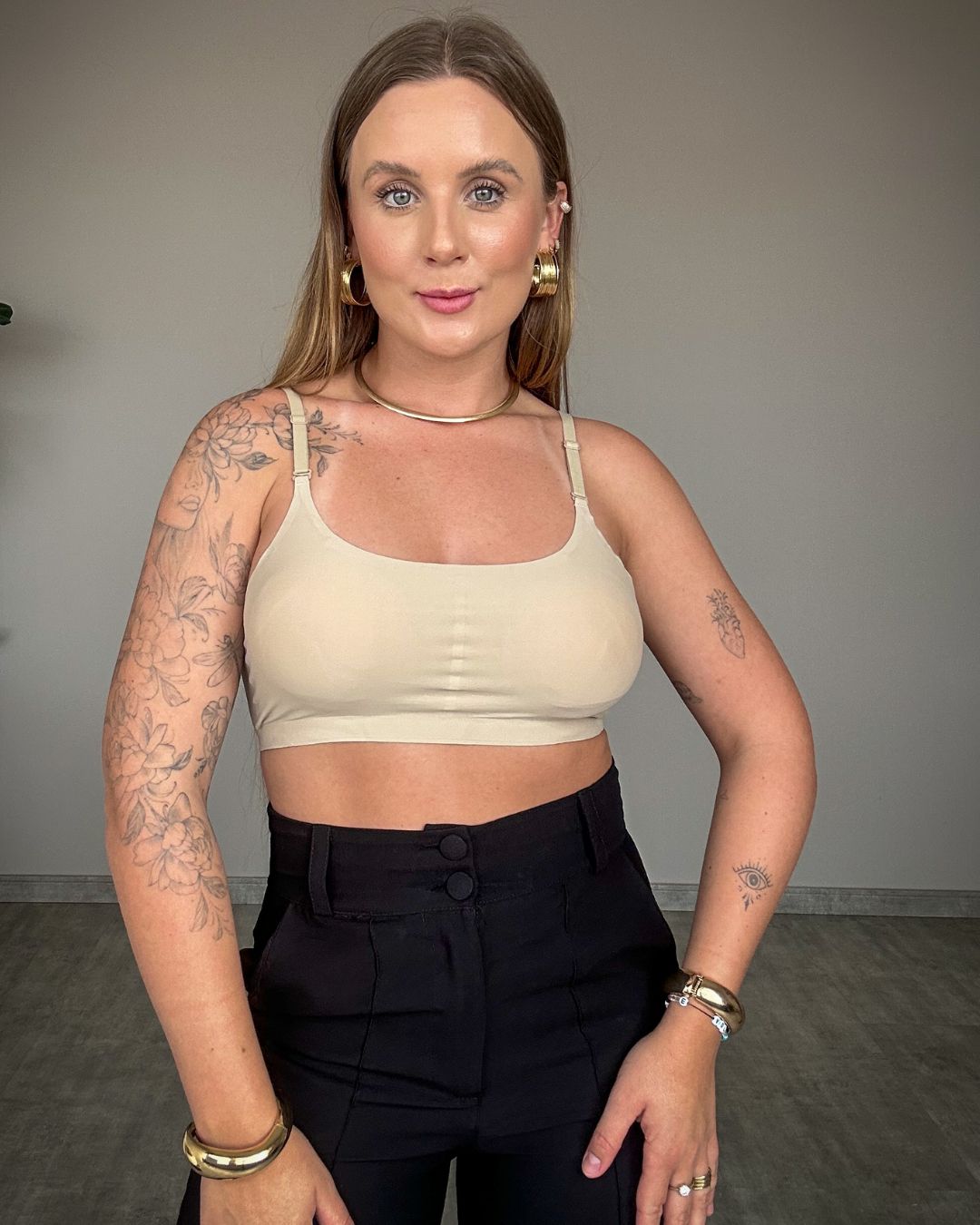 Top Sem Costura com Bojo Removível