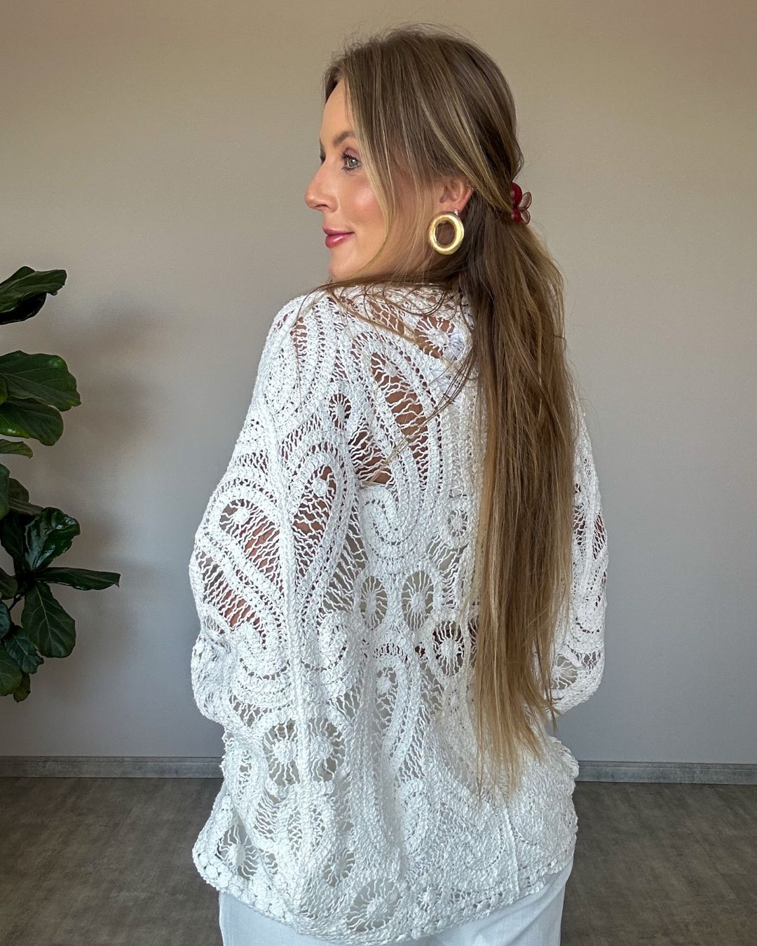 Kimono de Crochê Catarina