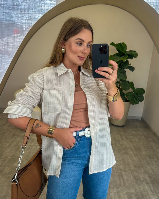Camisa Listrada Manoela