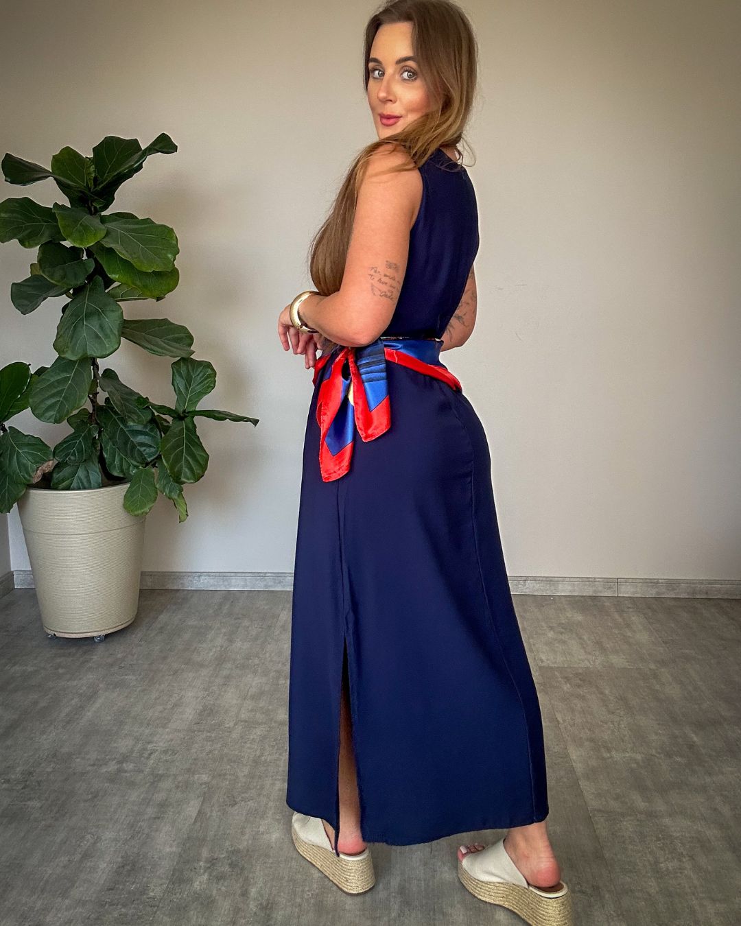 Vestido Regata em Alfaiataria