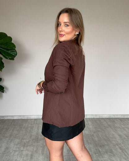 Blazer em Linho Forrado