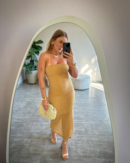 Vestido Tomara que Caia Midi