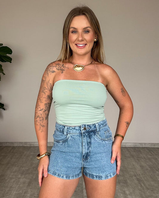 Top Faixa Tube Poliamida