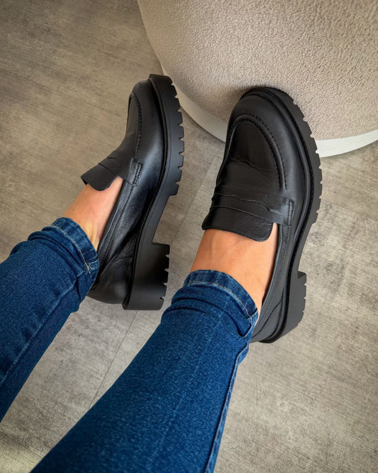Mocassim Tratorado Preto