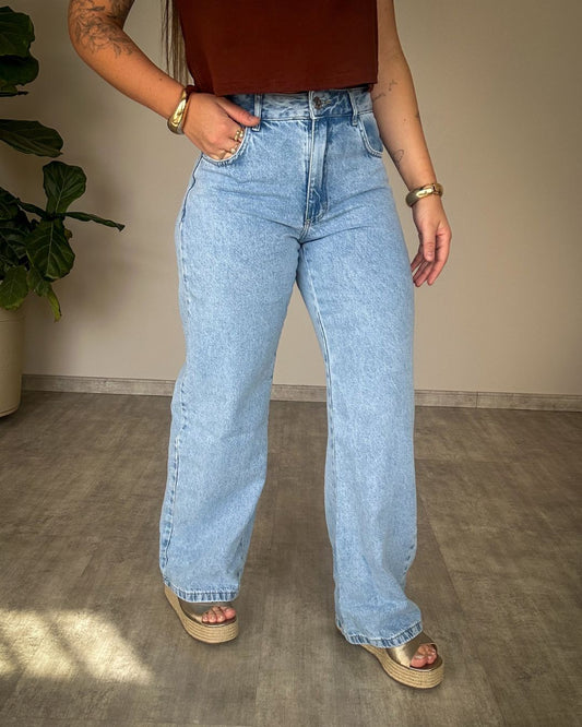 Calça Jeans Wide Leg NXO