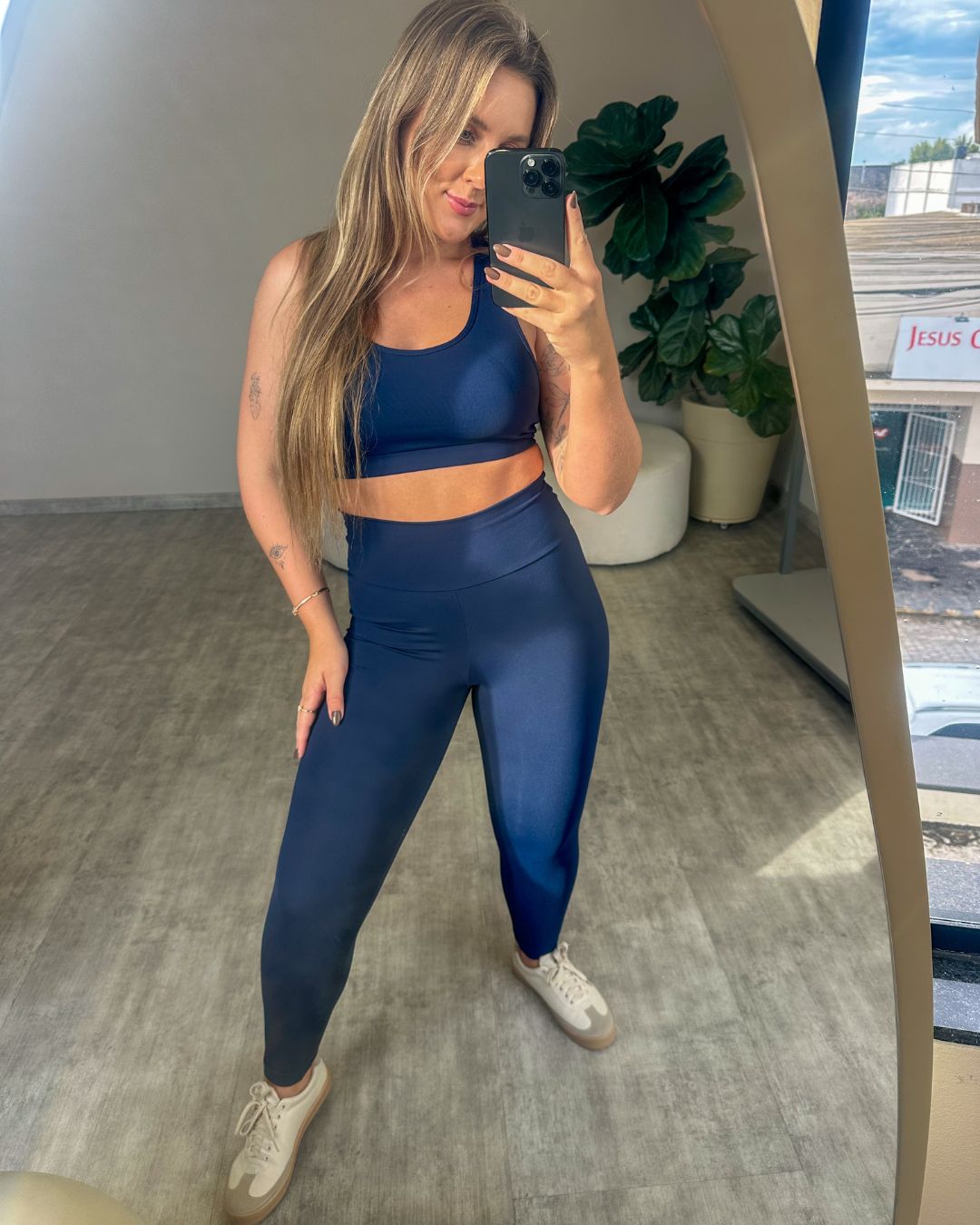 Legging Cigarrete Cós Alto