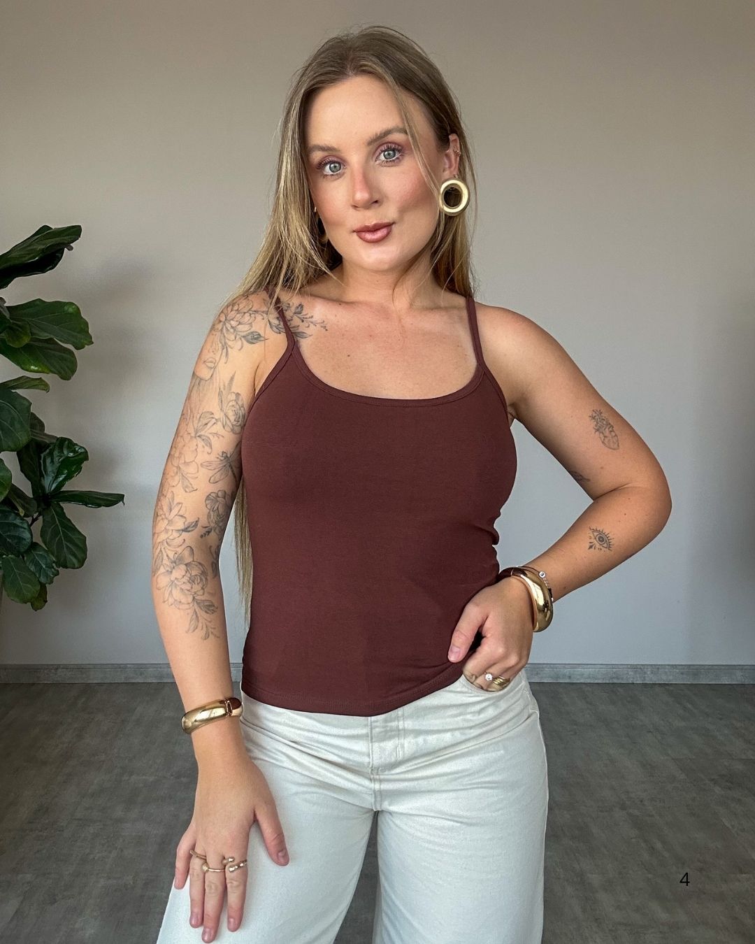 Regata Alça Fina Básica