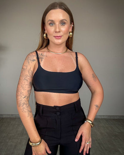 Top Sem Costura com Bojo Removível