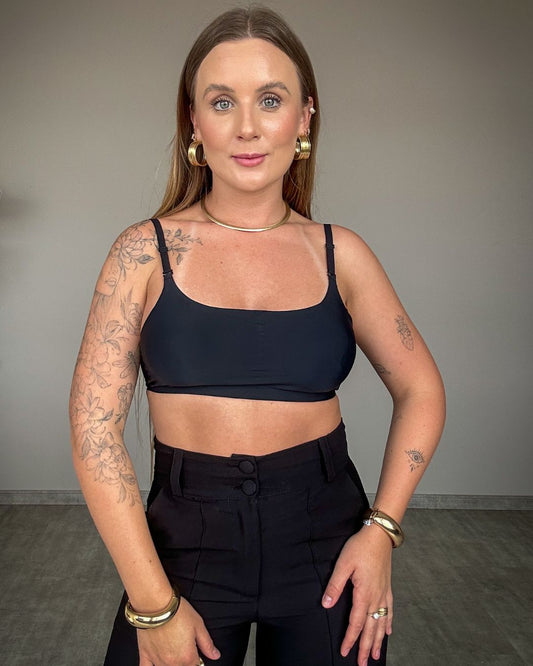 Top Sem Costura com Bojo Removível