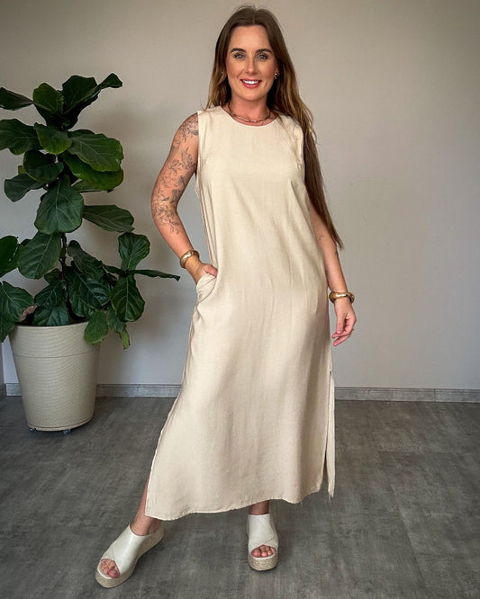 Vestido Regata em Alfaiataria