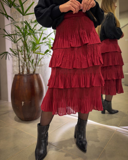 Saia Camadas Romantic Chic