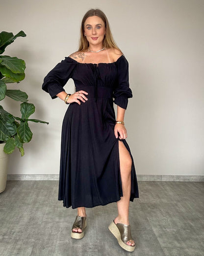 Vestido Ciganinha Manga Longa