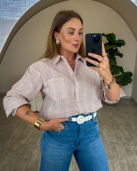 Camisa Listrada Manoela