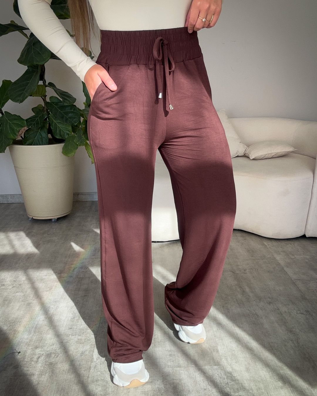 Calça Pantalona Moletinho