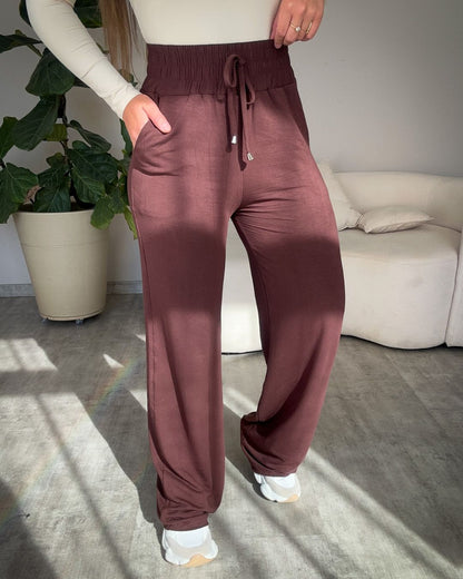 Calça Pantalona Moletinho
