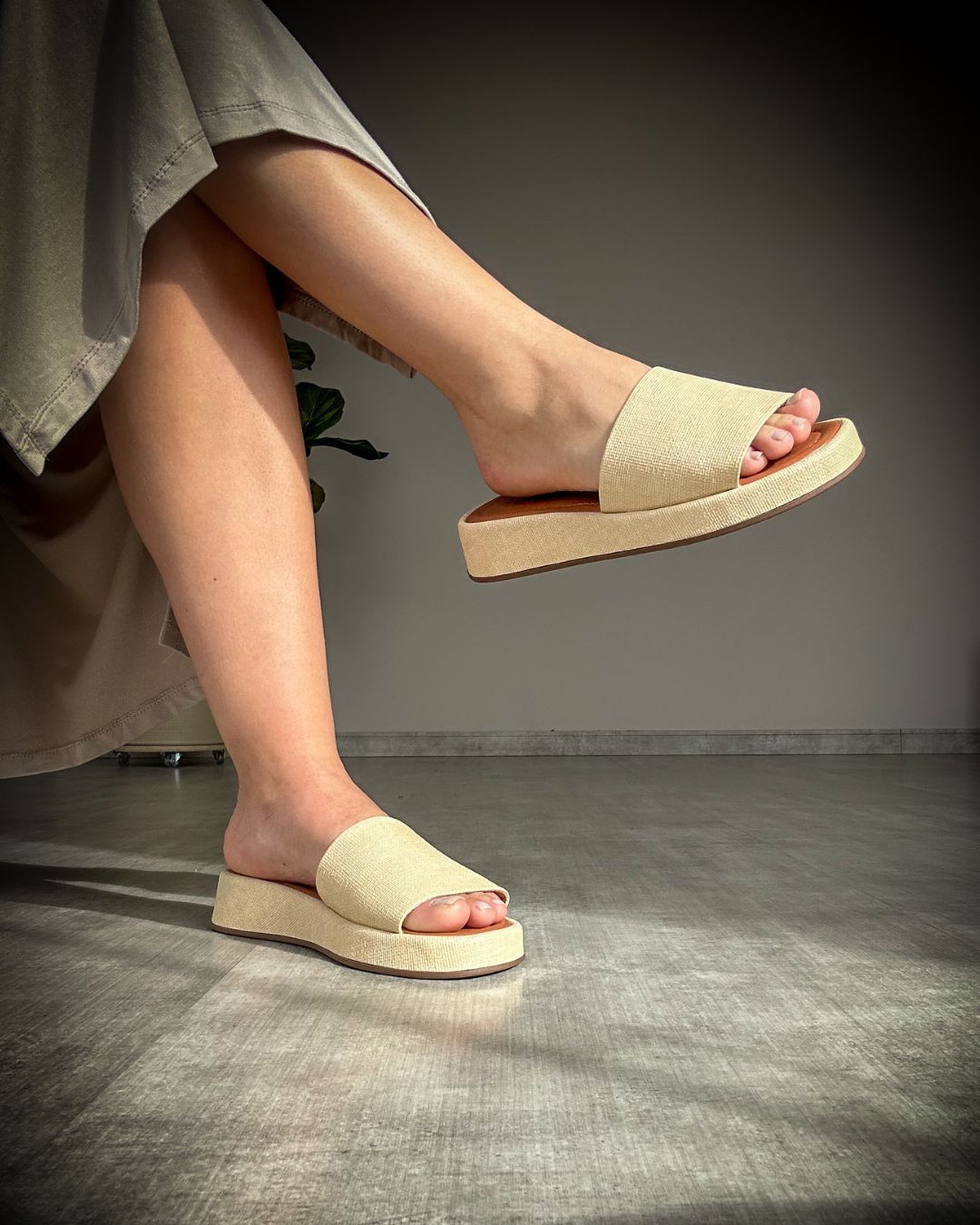 Tamanco Flatform Jade