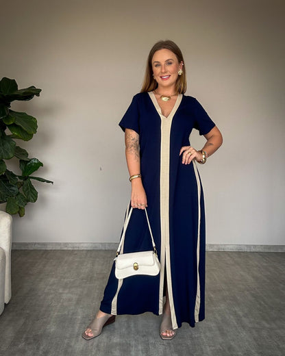 Vestido Stella Manga Curta