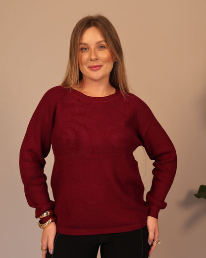 Blusa Modal Lisa com Detalhe Lateral no Ombro