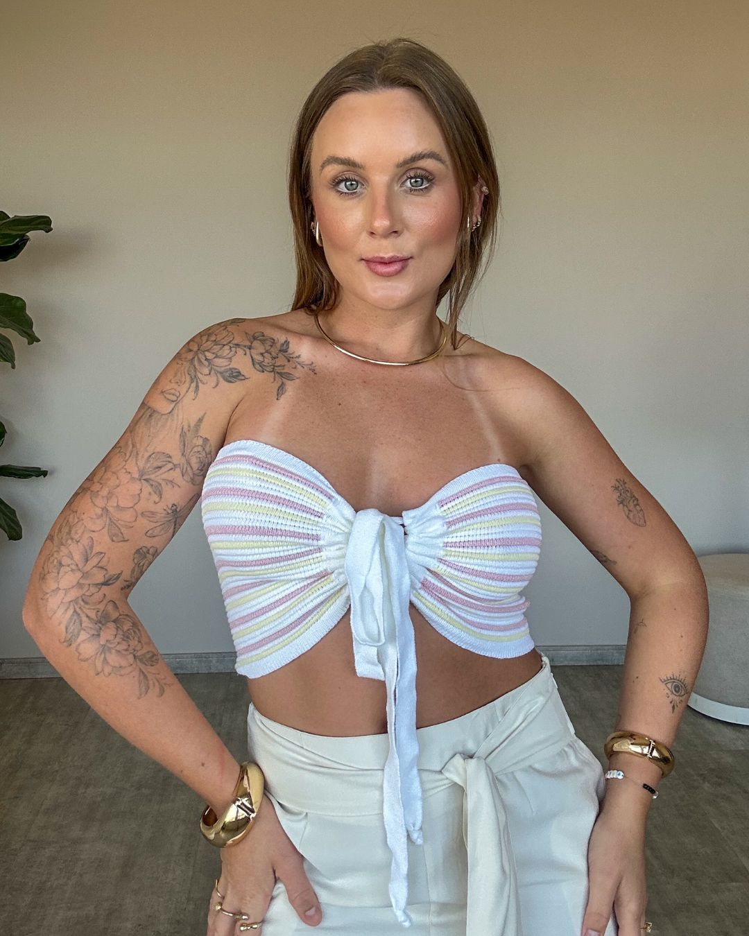 Top Faixa Tricot Multiformas