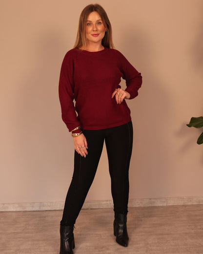 Calça com Bolso e Zíper Lateral