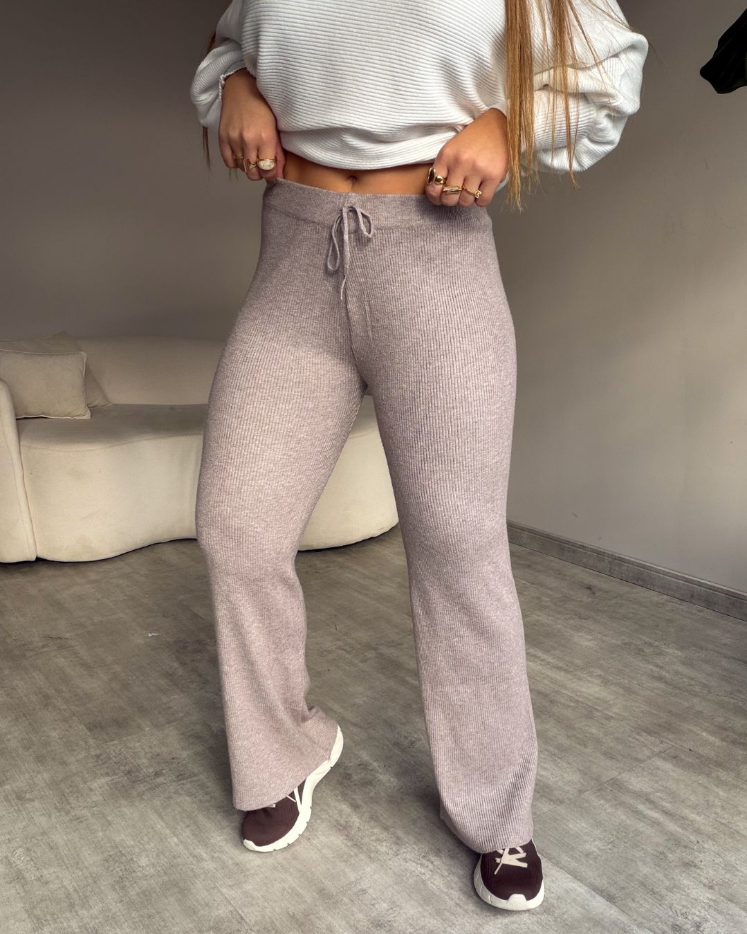 Calça Modal Canelada