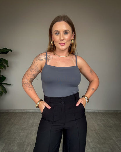 Body Poliamida de Alcinha Fina