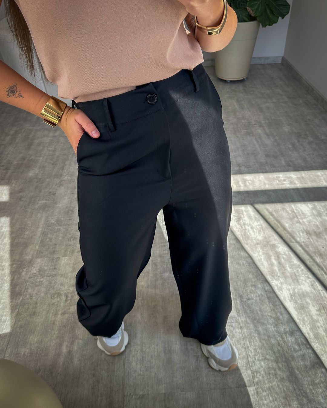Calça Pantalona Alfaiataria Laura