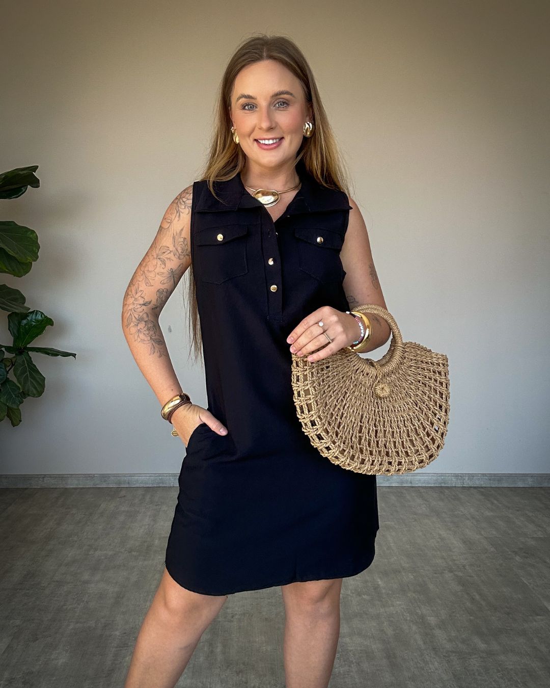 Vestido Chamise Curto