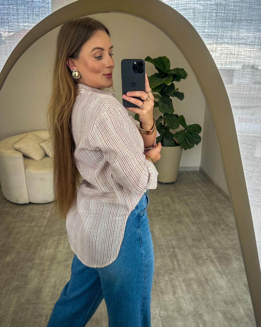 Camisa Listrada Manoela