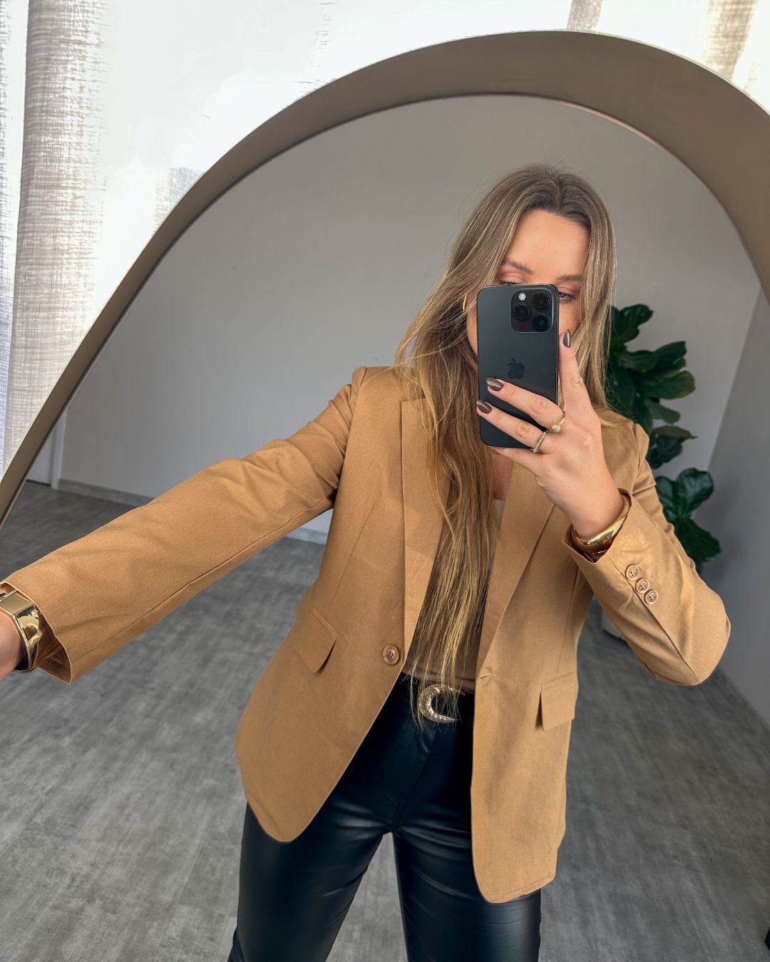 Blazer em Linho Forrado