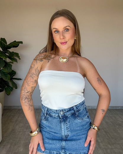 Top Faixa com Bojo Alongado