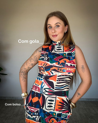 Vestido Estampado Fátima