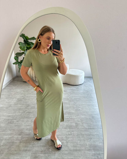 Vestido Moletinho com Manguinha