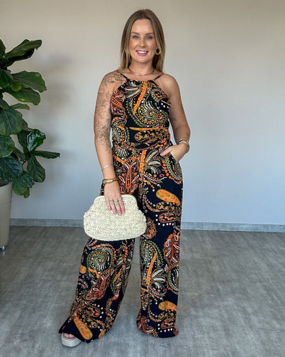 Conjunto Calça e Cropped Loren